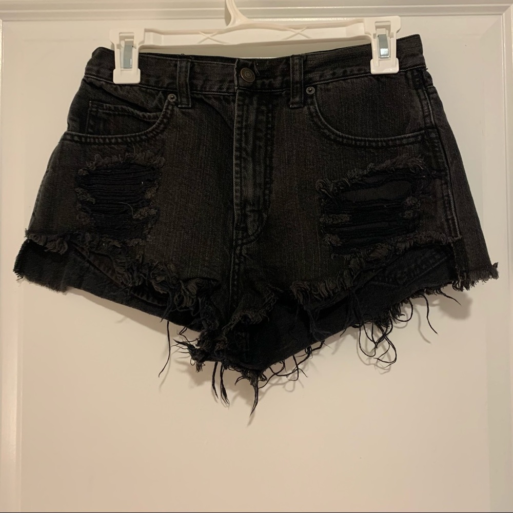 High Waist Denim Shorts